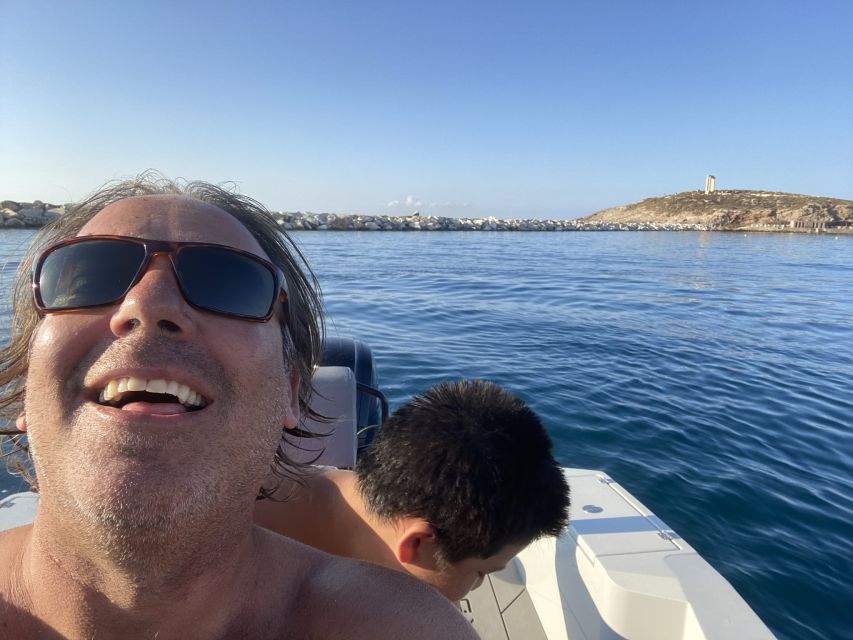 Paros: Catamaran Cruise with Swimming, Meal and Drinks - Despotiko island: snorkeling time with that far-away-water feeling