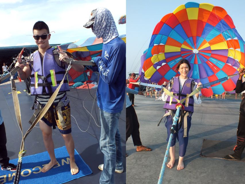 Pattaya: Parasailing Experience - In the Air: How the 360-Degree Coast Views Work