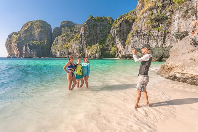 Phi Phi & Bamboo Island Full Day Tour by Premium Speed-Catamaran - Bamboo Island: 1 Hour Beach Time and Snorkeling From Shore