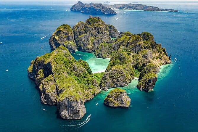 Phi Phi Maya and Maithon by Indigo Luxury Catamaran in Phuket - Maya Bay beach time: short, scenic, and seasonal