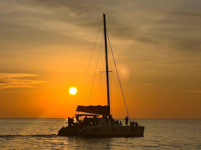 Phuket: Coral Island & Sunset Dinner by Sailing Catamaran - A Catamaran Day Built Around Koh Hey and Sunset