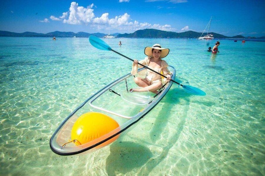 Phuket: Coral Island & Sunset Dinner by Sailing Catamaran - On the Water: Smooth Catamaran Hours Before the Island
