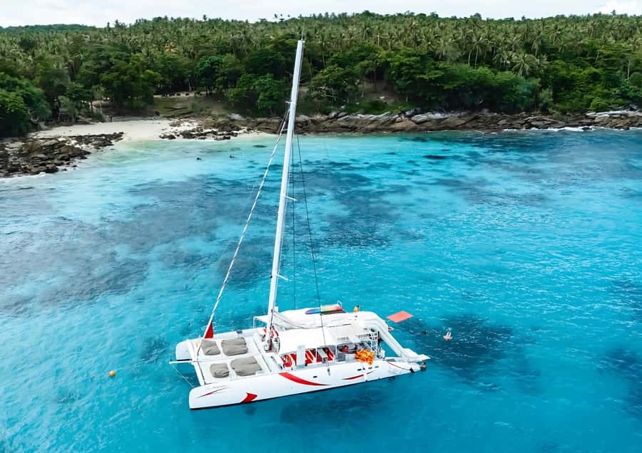 Phuket: Coral, Racha, Promthep Island Catamaran Trip & Lunch - A catamaran day you can actually plan: Phuket timing, transfers, and included extras