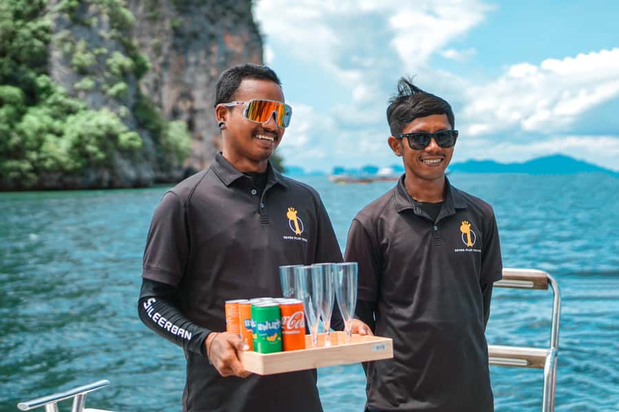 Phuket: Coral & Racha Sunset Luxury Catamaran Party Cruise - Coral Island at Banana Beach: your first real break on the water