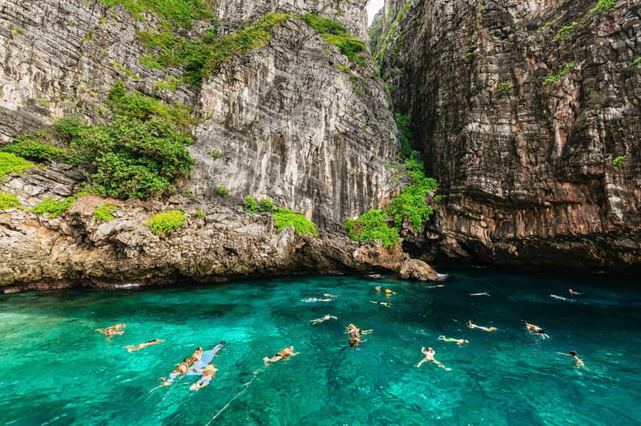 Phuket: Phi Phi Islands Day-Trip by Speed Catamaran - Bamboo Island: your first dose of white sand and calm water
