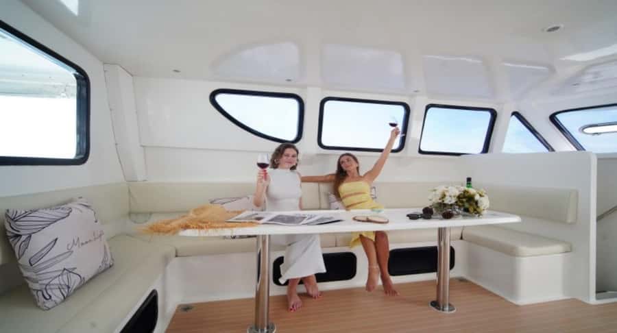 Phuket: Phi Phi, Maya, and Maiton by Luxury Yacht with Lunch - Sea Toys Included: Clear Kayak, Slides, Sea Scooter, and Paddleboards