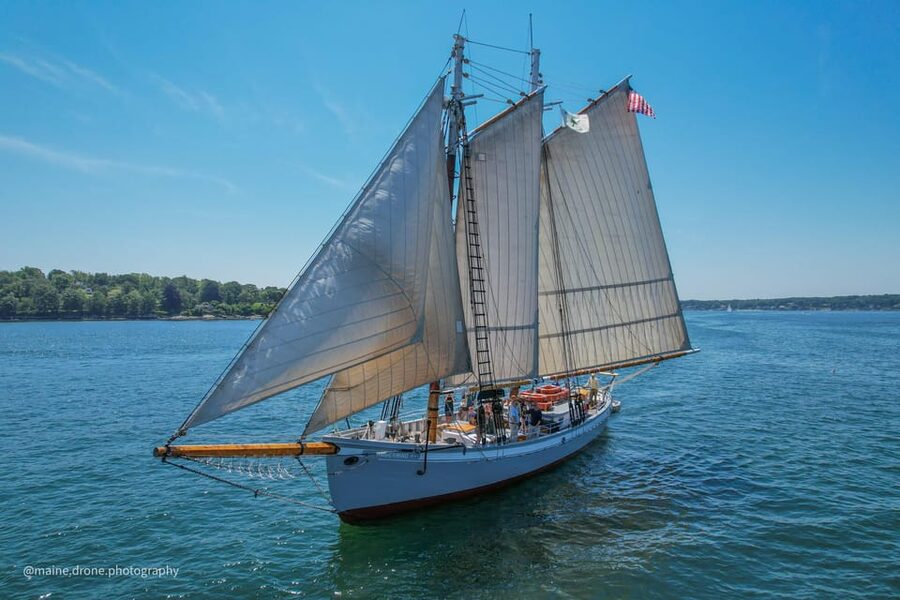 Portland, Maine: Coastal Windjammer Sailing Cruise - Q&A Captain and Crew: No Narration, Just Real Sailing Talk