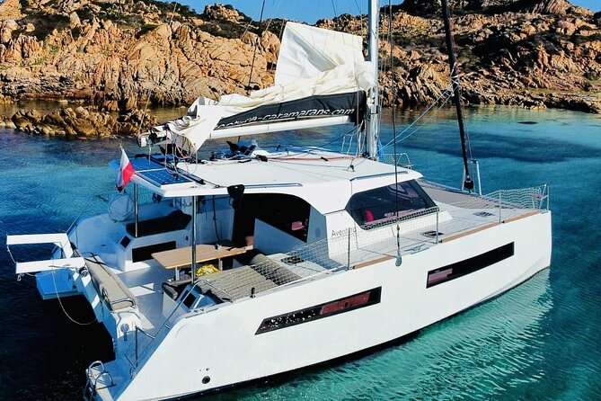 PREMIUM catamaran excursion archipelago of La Maddalena - Premium Catamaran on a 12-Person Scale