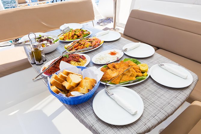 Premium Small-Group Catamaran Cruise with BBQ, Open Bar, Transfer - BBQ and open bar: what you actually get on a 5-hour day