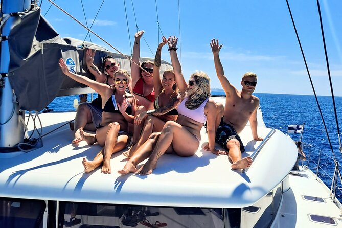 Private 4 hour Catamaran cruise in south coast of Gran Canaria - From Pasito Blanco to anchoring: how the cruise actually unfolds