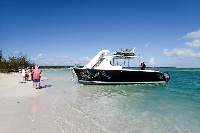 Private 4 Hour Power Catamaran Excursion in Grace Bay - The cruising route: Fort George, Pine Cay, and Iguana Island views