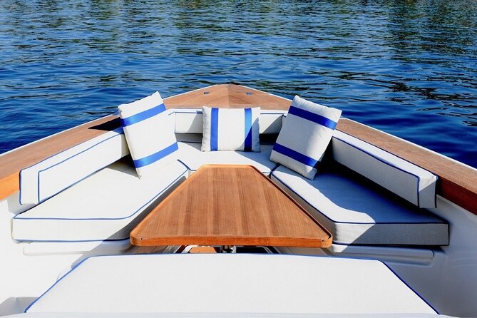 Private 5-Hour Cruise on Ultra Luxury Brand-New Yacht in Mykonos (Nevma) - Psarou Beach stop: mega-yachts and glamorous shoreline from the sea
