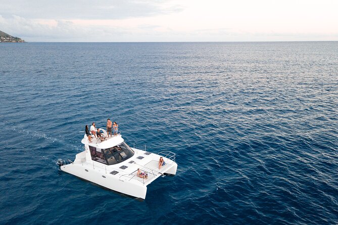 Private Catamaran Cruise and Snorkeling Tour in Honolulu - Snorkeling offshore Waikiki: gear, guide help, and real jump-off fun