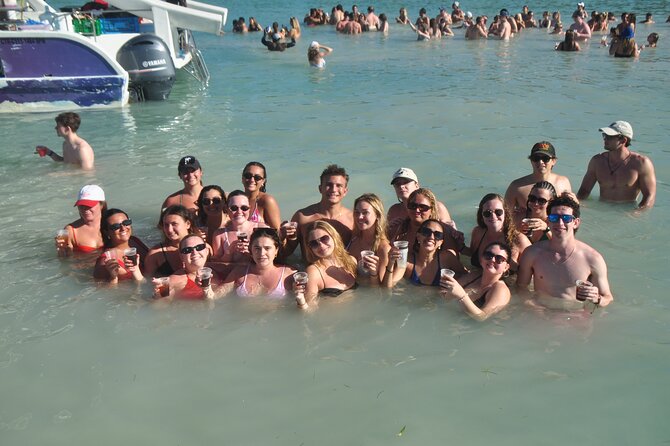 Private Catamaran Cruise with Slide & unlimited drinks - Natural Pool and Sandbar Swim: Best for Shallow Fun