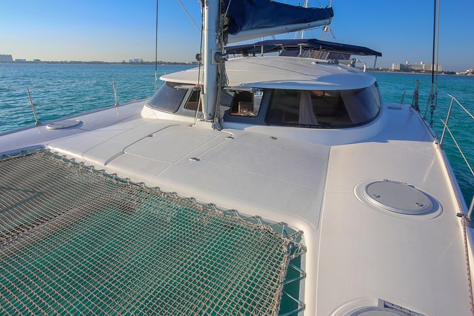 Private Catamaran from Cancun to Isla Mujeres | For up to 30 pepl - Open Bar, Crew Care, and the Little Things That Make It