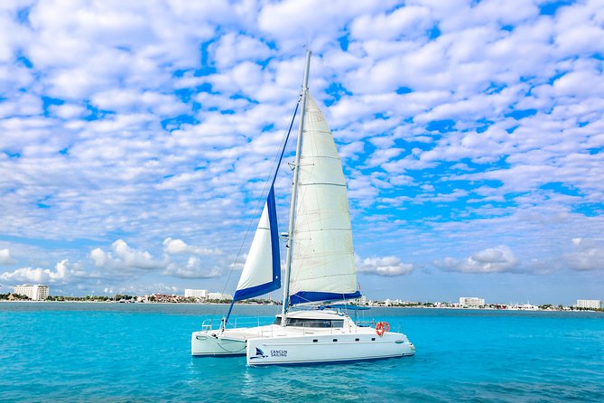 Private Catamaran from Cancun to Isla Mujeres | For up to 30 pp - Private Catamaran Basics: what you’re really paying for