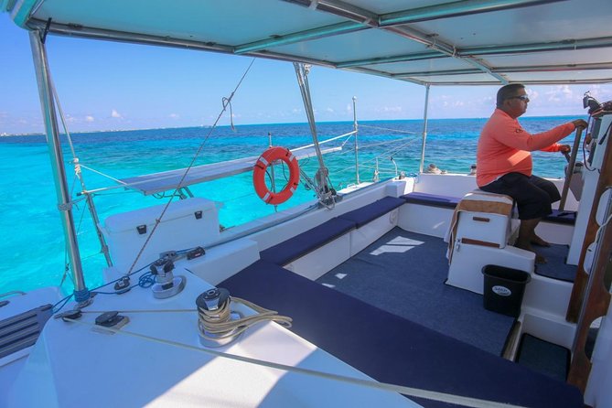 Private Catamaran from Cancun to Isla Mujeres | For up to 40 pp - Playa Norte swim break: why the 1-hour stop is worth planning around