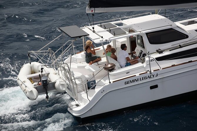 Private Full Day, Fun Day Aboard SY Mazu - Luxury Gemini Legacy Catamaran - Key things to know before you go