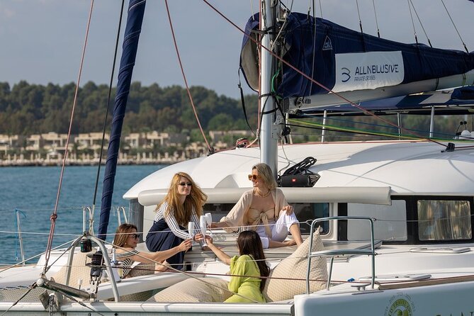 Private Half Day cruise on Catamaran in Corfu - The north-eastern coast route and the swim-stops choices