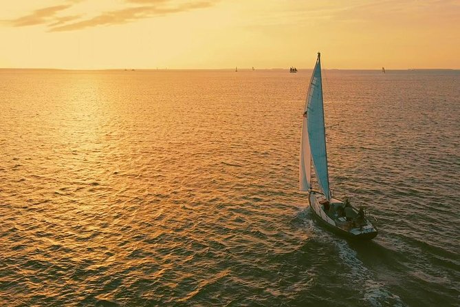 Private Key West Sunset Sail - The actual sail: departure, sunset toast, and cruising past Key West’s sunset moment