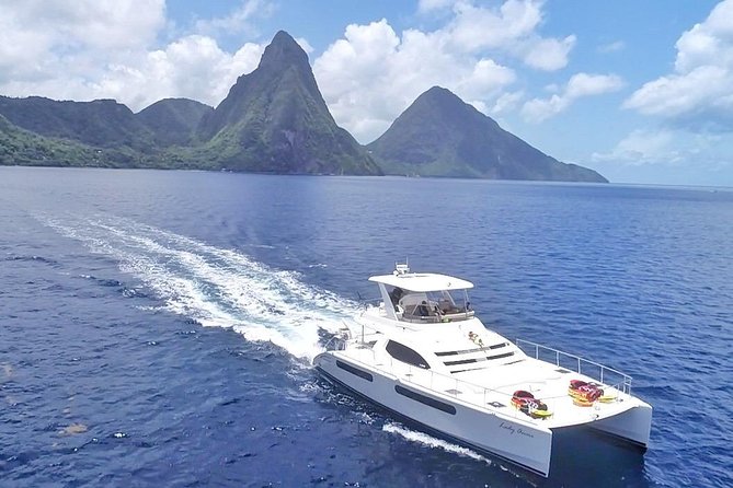 Private Luxury Catamaran Cruise in St. Lucia - A 50ft Power Catamaran That Actually Feels Like a Vacation