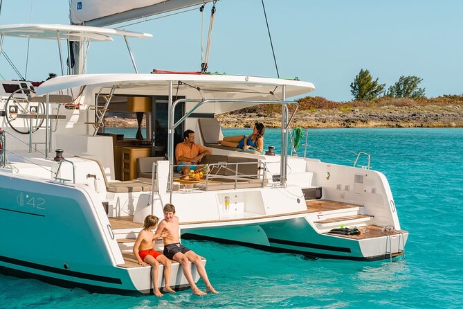 Private Luxury Charter Aboard New Multi-Deck Lagoon Catamaran - Beach time on Water Island: the payoff after snorkeling