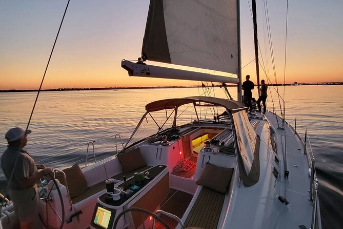 Private Luxury Sunset Sail on the 50ft Sailing Yacht Fate BYOB - USS Yorktown and USS Laffey: seeing living history up close