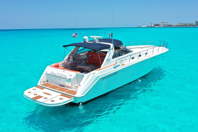 Private Luxury Yacht 55FT Rental in Cancun - Picking Your Time: 1, 2, 4, 6, or 8 Hours