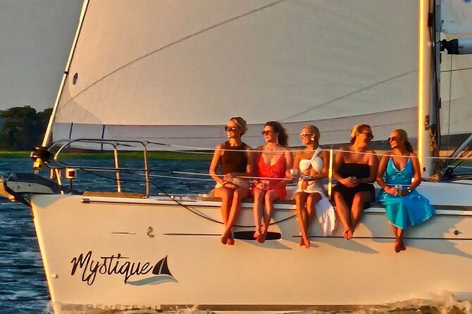 Private Morning Sail, Dolphin and History Tour on Mystique - Onboard comfort: shade, restrooms, and drinks that keep the day easy