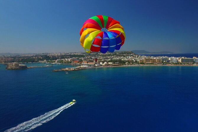 Private Parasailing at Rhodes Elli Beach - What Happens Once You’re Up There: Calm Air and Clear Visuals