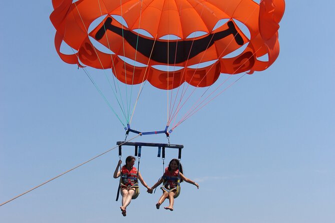 Private Parasailing at Rhodes Elli Beach - Where You Meet: Gabriel’s Watersports by Paralia Elli