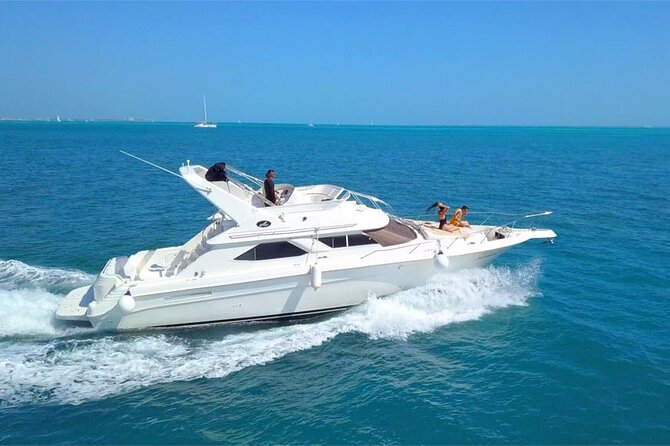 Private SeaRay 47ft Yacht Rental Cancun 23P6 - Choosing 2, 4, or 6 hours: Isla Mujeres isn’t included at 2 hours