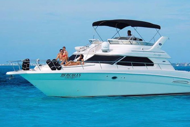 Private Yacht - 46 ft SeaRay Cancun Bay Snorkel 23P4 - Cancun Bay cruise: the fast, flexible way to feel the yacht