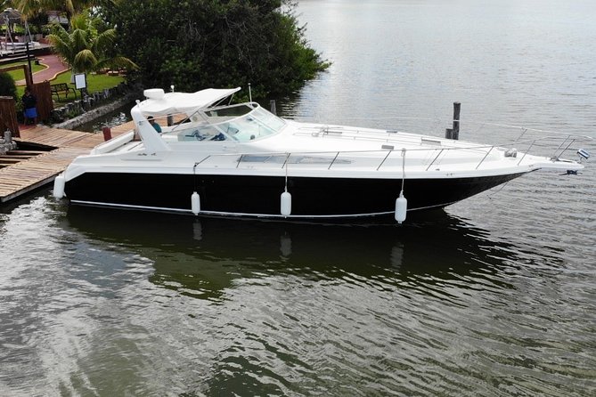 Private Yacht 46ft Sea Ray Snorkel up to 15 pax 23P2 - Isla Mujeres and Playa Norte: plan for swim access, not just pretty pictures
