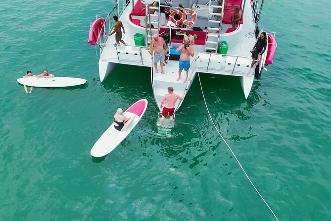 Private Yacht Charter ChicaFUN 3 Waterslides All Inclusive - Crew Energy and Real-World Comfort: Gil and Sexy Dave