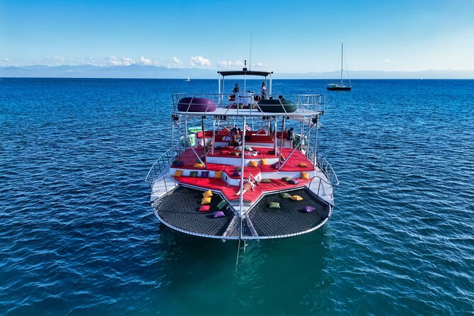 Private Yacht Charter on ChicaFun 1 Waterslides all inclusive - Los Arcos National Park: caves, arches, and wildlife above and below