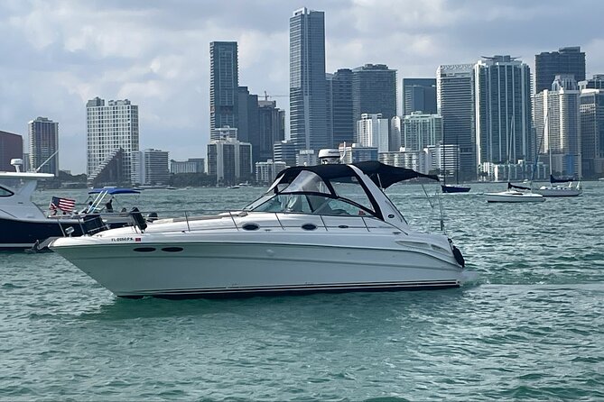 Private Yacht Rental in Miami Up to 12 People - Water time details: swimming, mat, and what to pack