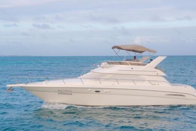 Private Yacht Rental Sea Ray 46ft Cancun 23P3 - From Calle Sunset Marina Into Cancun’s Water World