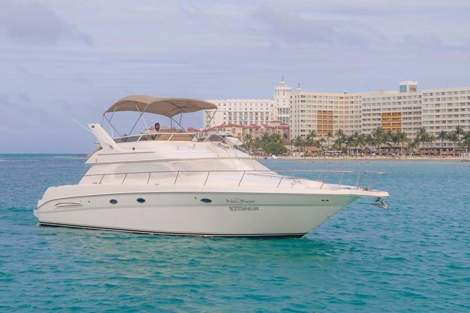 Private Yacht Rental Sea Ray 46ft Cancun 23P3 - Snorkeling Setup and Calm-Water Tactics