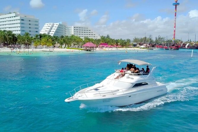 Private Yacht Rental Sea Ray 46ft Cancun 23P3 - Drinks, Music, and the Included Refreshment Plan