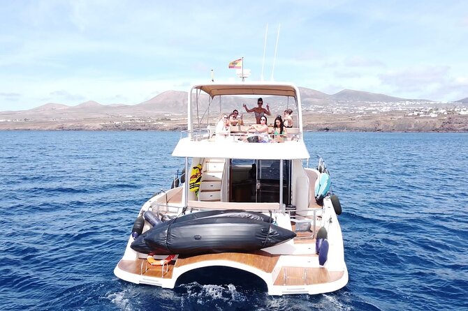 Puerto del Carmen: Catamaran Trip with Water Sports - From Puerto Calero out to Barranco del Quiquere: the day’s basic flow