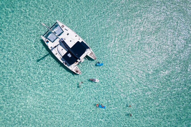 Puerto Morelos Secret Sandbar Catamaran Sail - Getting on Board: Marina La Bonita, 12:30 Departure, and Pickup Options