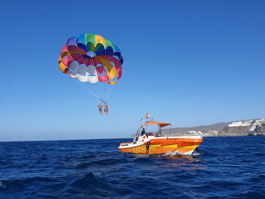 Puerto Rico de Gran Canaria : Parasailing - Photos, Video, and That Extra Cost