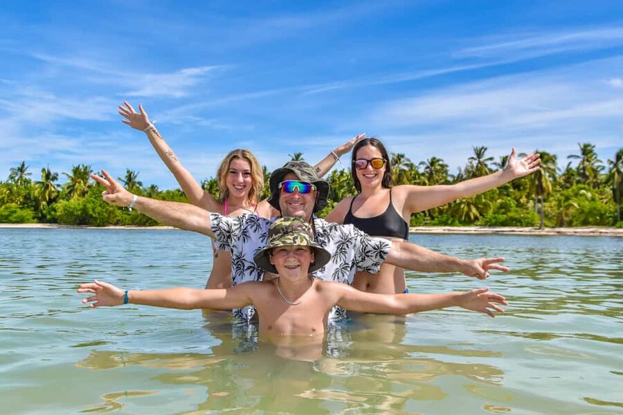 Punta Cana: Catamaran Family Tour - Natural pool swim: gorgeous water, but understand the setup