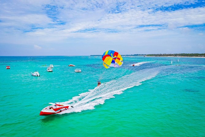 Punta Cana Party Cruise with Snorkeling, Hooka Diving and Parasailing - Hooka water breathing (snuba-style): fun for first-timers, but not always effortless