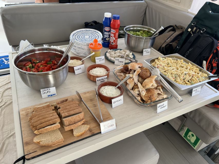 Rhodes: All-Inclusive Catamaran Cruise with Lunch and Drinks - Is it worth $83? My value math for lunch, gear, and water time