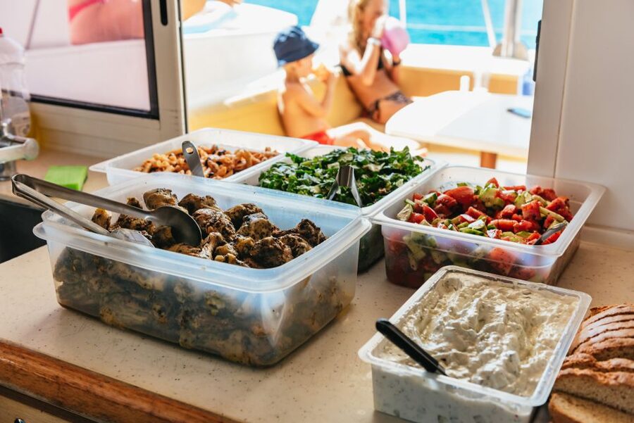 Rhodes: All-Inclusive Catamaran Cruise with Lunch and Drinks - Kalithea Springs: swimming at the end of the cruise feels extra rewarding