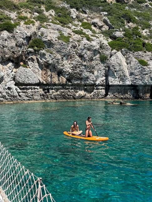 Rhodes: All inclusive Catamaran Escape with Lunch & Drinks - Getting Out of Mandraki and Into Catamaran Mode