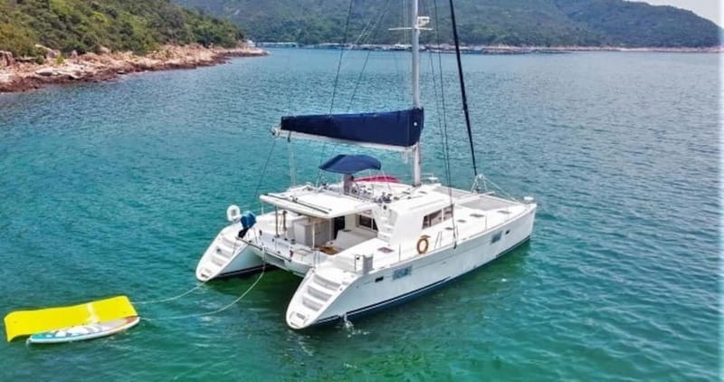 Rhodes: All inclusive Catamaran Escape with Lunch & Drinks - The Lunch-and-Drinks Stop at Ladiko Bay