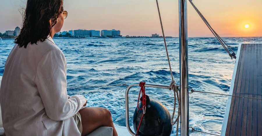 Rhodes: Sunset Catamaran Cruise with Dinner Buffet & Drinks - Logistics That Affect Your Experience (In a Good Way)